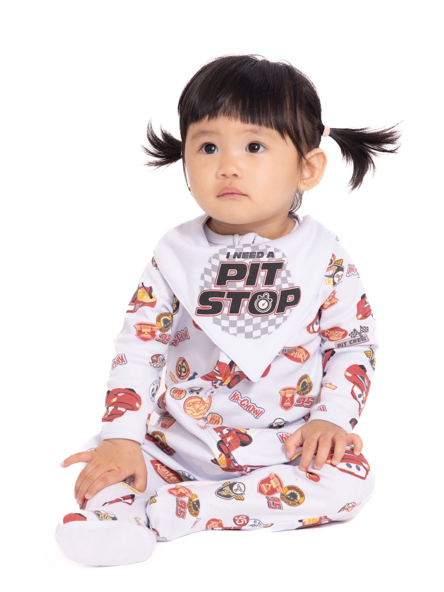 Pixar Cars Baby Layette Newborn Essentials Gift Set, 4-Piece, Sizes Newborn-12 Months