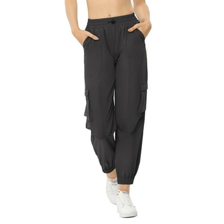 Women's Hiking Pants Lightweight Quick Dry Cargo Joggers with Pockets For Athletic Workout Outdoor