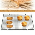 thumbnail image 3 of Cooking Grill Tray, 15.94 X 9.84 X 0.59 Inch With Small Holes Cooling Rack Baking Cooling Rack, For Baking Cake Biscuit, 3 of 8