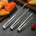 thumbnail image 2 of Mightlink Food Clip Serrated Thickened Food-grade Long Handle Polished Clip Foods Stainless Steel Multifunctional Home Bar Ice Cube Tong for Kitchen, 2 of 6