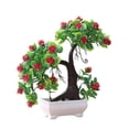 thumbnail image 2 of Cheers.US 1Pc Artificial Plants Bonsai Tree Bonsai Simulation Potted Plant Desk Fake Tree Decorative Bonsai Ornaments for Home Office Shop, 2 of 4