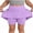 A1#-Purple, variant on Girls Athletic Skort with Shorts and Pockets, Tennis Cheerleading Performance Skirt 4-12Y