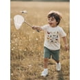 thumbnail image 4 of BemeyourBBs Toddler Baby Boy Summer Outfit Cute Infant Boys Clothes Animal Insect Print Short Sleeve T-shirt and Solid Shorts 2 Piece Set, 4 of 9