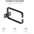 thumbnail image 3 of StarTech 1U Vertical 2.2 x 3.9in Serveur Rack Câble Gestion D-Anneau Crochet W / Ouverture Flexible - Réseau Rack-Mount, 3 of 5