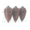 thumbnail image 2 of Gumesh Textured Pinecone Ornament Set - Realistic Shatterproof Plastic Christmas Tree Decor, Nature-Inspired Hanging Pendants, 2 of 6