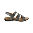 thumbnail image 3 of Vionic Women's Amber Adjustable Sandal Black Metallic Linen - I0924S1001, 3 of 3