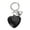 Black, variant on Elegant Heart Key Rings Bag Decoration Alloy Keychain Jewelry Bag Car Key Hangings Chic Keyring for Fashion Lovers