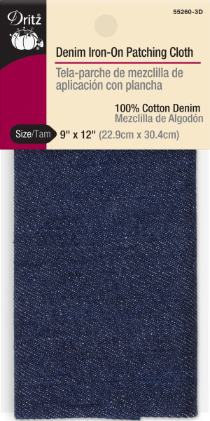 Patches Thermocollants Prym - 4 Couleurs Assorties - 14x7 Cm - Pour Réparer Tissus Coton
