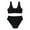 Z4-Black, variant on Bikinis for Teen Girls Toddler Girl 2 Piece Swimsuit Sport Soild High Waist Bikini Set Swimwear Bathing Suit Girls Swimwear,Blue