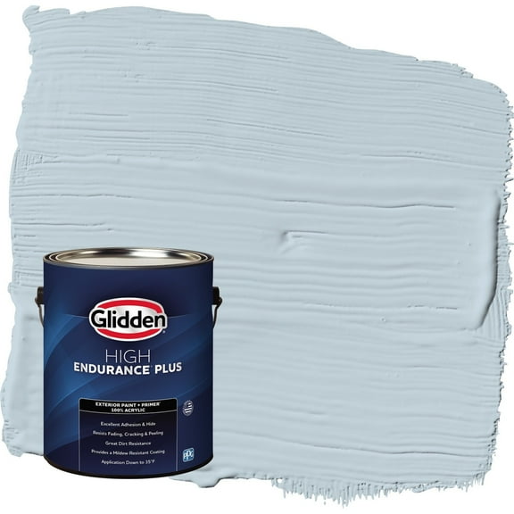 Glidden HEP Keepsakes / Blue Semi-Gloss Exterior Paint with Primer, 1 Gallon