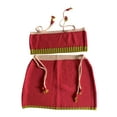 thumbnail image 2 of Seyurigaoka Two-Piece 2000s Knitted Set for Women Summer Color Block Patchwork Sleeveless Crop Top and Mini Skirt Matching Suit, 2 of 6