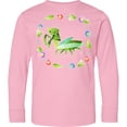 thumbnail image 3 of Inktastic Praying Mantis with Flowers and Leaves Long Sleeve Youth T-Shirt, 3 of 5