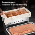 thumbnail image 3 of Prensa De Hamburguesas De Acero Inoxidable, Mácina Multifuncional Para Prensar Carne, Superficias De Mácina De Carne De, Adecuada Para Uso Comercial, 3 of 7