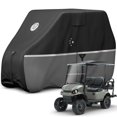 thumbnail image 1 of Funda para carrito de golf LI LIBZAKI para 2+2/4 pasajeros, impermeable, gris, 1 of 8