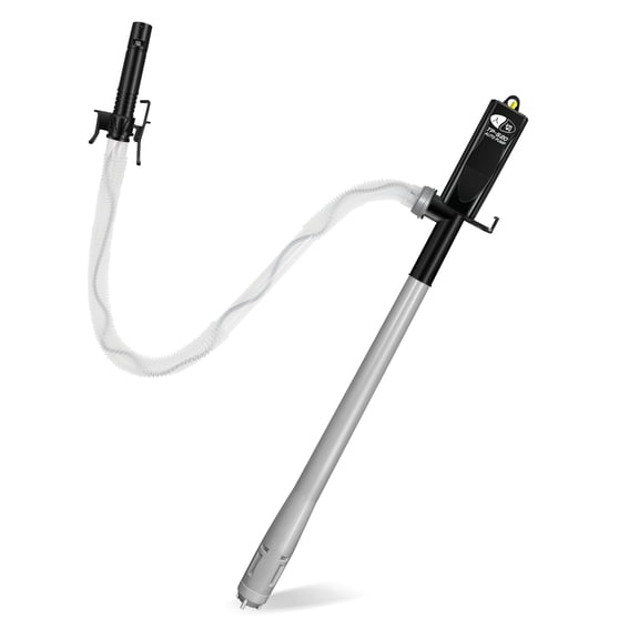 Battery Powered Fuel Transfer Pump, 2.4 GPM, Auto-Stop, Black Siphon Pumps for Gasoline Diesel Kerosene Water Transfer Quick Siphon Durable Lightweight