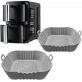 thumbnail image 1 of Doublures en Silicone pour Friteuse à Air Chaud Ninja Double Empilage 7.6L SL300UK et SL201 8QT : Accessoires Ninja Double Empilage, Conteneurs Double Empilage, Doublures en Silicone pour SL300UK, SL201 par FryEasy, 1 of 5