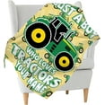 thumbnail image 2 of Yibo Tractor Blanket Just A Girl Who Loves Tractors Gift for Boy Girl Kid Tractor Lover Soft Cozy Warm Plush Fuzzy Lightweight Fleece Flannel Throw for Couch Travel Inch for Teens, 2 of 8