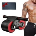thumbnail image 4 of Automatic Rebound Ab Wheel 2023 New Rebound Wheel Roller Home Abdominal Exerciser, Abdominal Roller Exercise Equipment with Knee Pad, Suitable for Beginners Core Exercise, 4 of 8