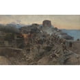 thumbnail image 3 of Franz Roubaud 18x13 Black Modern Framed Museum Art Print Titled - The Assault of Gimry on October 17, 1832 (1891), 3 of 5