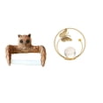 thumbnail image 1 of Soporte de papel higiénico,Escultura de pared de búho con porta rollo de papel higiénico,Estatua de bola de cristal,Estatuas de bolas de cristal para decoración del hogar,escritorio, 1 of 8