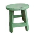 thumbnail image 3 of Vsenkes Wooden Stool Plant Stand Round Planter Holder for Office Living Room Desktop Green, 3 of 9