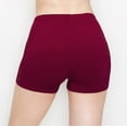 thumbnail image 4 of ALWAYS Women's 1" Waistband Yoga Lounge Shorts Burgundy 2 S, 4 of 7