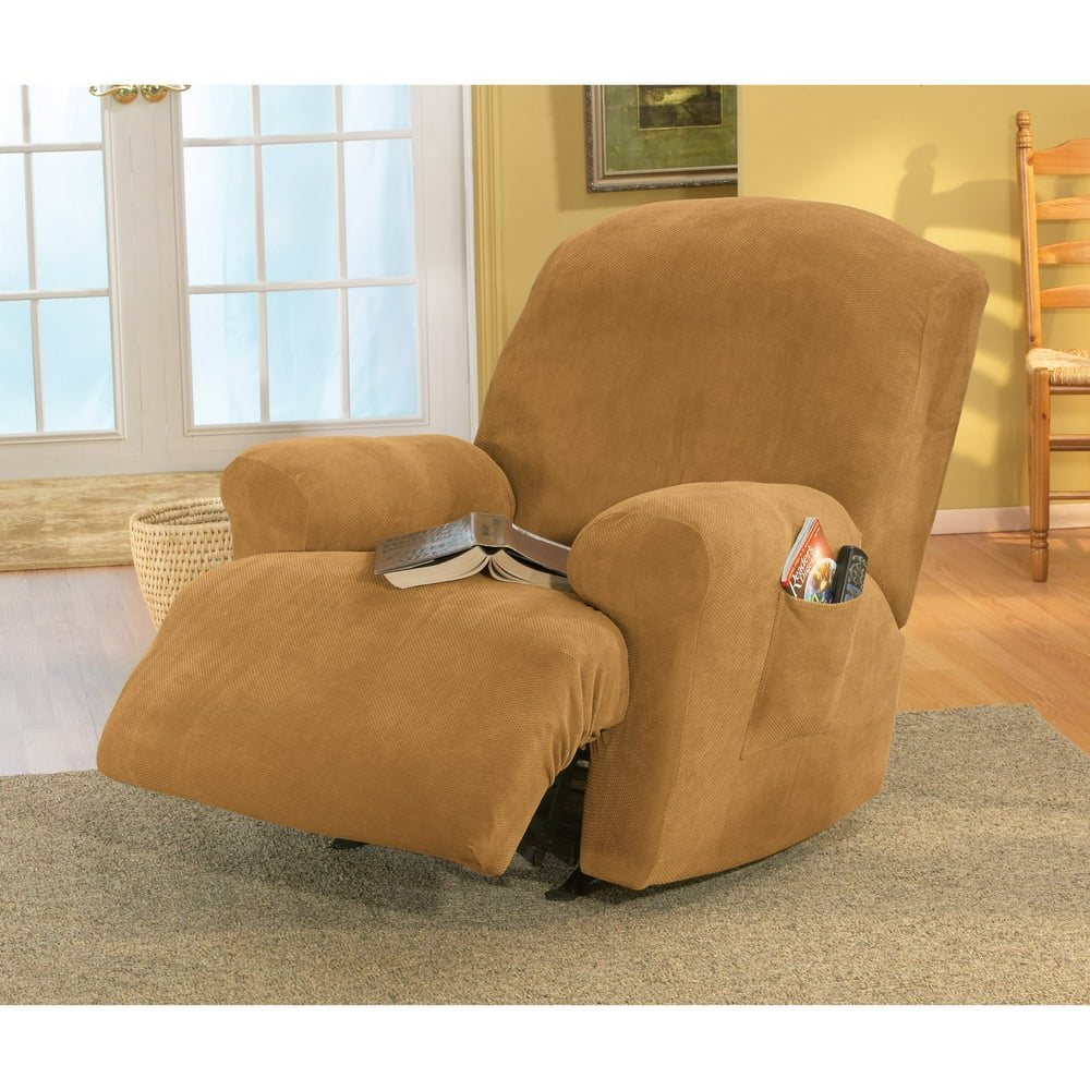 Sure Fit Stretch Pique Recliner Slipcover