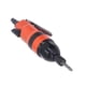 thumbnail image 3 of Pneumatic Screwdriver Air Gun Straight Shank High Torsion CW CCW Rotation 8000rpm 1/4in Orange European Style, 3 of 5