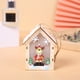 thumbnail image 4 of Christmas Decorations Kitchenette Wooden Cabin Small House Scene Layout Christmas Decoration Tabletop Presents Ornaments Hanging Lights, 4 of 6