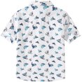 thumbnail image 2 of SSLR Big Boys Hawaiian Shirt 100% Cotton Short Sleeve Casual Button Down Shirts, 2 of 7