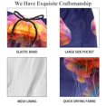 thumbnail image 4 of luoweisi Men's Beach Shorts Quick Dry Swim Trunks with Mesh Lining Colorful Jellyfish L, 4 of 5