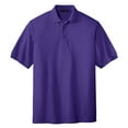 thumbnail image 3 of Mafoose Male Silk Touch Polo Men Extended T-Shirts Purple L, 3 of 7