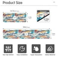 thumbnail image 3 of Yayeee Faucet Mat for Kitchen Sink 14.7" Diatomite Long Splash Guard Pad, Yellow Sardines Pattern, 3 of 7