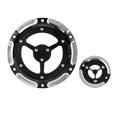 thumbnail image 3 of Aluminum Motorcycle Derby Cover Timing Timer Covers Set for XL XR 883 1200(black&silver), 3 of 11