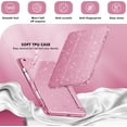 thumbnail image 4 of Timoom Compatible con iPad A16 11.ª Generación 11 Inch 2025 Case, iPad Case 10.ª Generación 10.9 Inch, Cubierta Brillante y Linda con Parte Trasera Transparente y Reluciente, Soporte para Lápiz,, 4 of 8