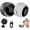 Black + White, variant on Laidanyou Cameras, Secret Scope Camera, Magnetic Mini Security Cameras, WiFi 𝖢𝖺𝗆𝖾𝗋𝖺𝗌 Outdoor Wireless 1080p Hd, with Night Vision & Weatherproof Function (Black)