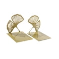 thumbnail image 4 of 2pcs Ginkgo Leaf Bookend Decorative para libros pesados ​​para el libro de regalos sin esfalte Soporte de figurado de figura para el escritorio de la, 4 of 10