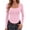 Pink, variant on Zeagoo Basic Fall Tops for Women Long Sleeve Square Neck Slim Fitted Undershirt