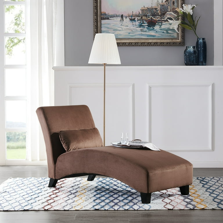 Belleze indoor furniture chaise lounge living room chair contemporary design with hardwood deals