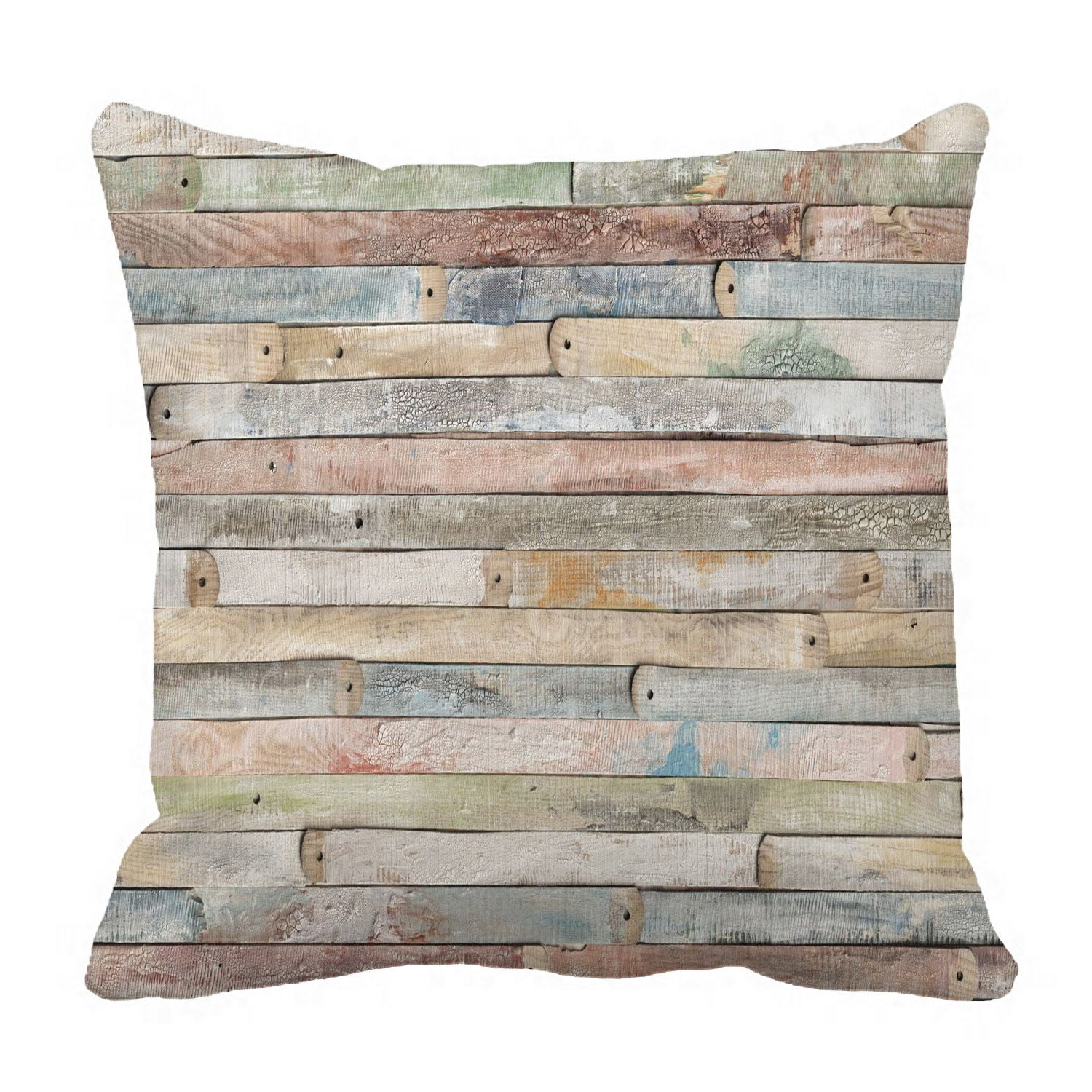 ZKGK Rustic Old Barn Wood Pillowcase Home Decor Pillow Cover Case