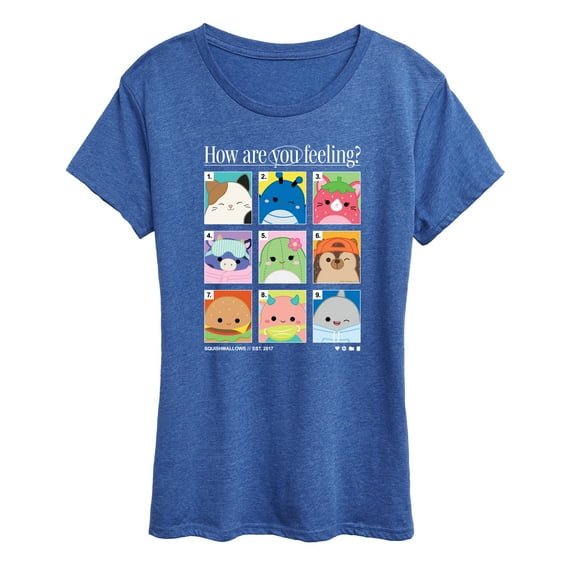 Squishmallows - Squish Mood Grid - Women's Short Sleeve Graphic T-Shirt