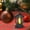Black, variant on Christmas Vintage Mini Lantern, LED Flickering Flame Small Hanging Lamp, Retro Tiny Lantern Decoration for Christmas Tree Indoor Holiday Decor, Black