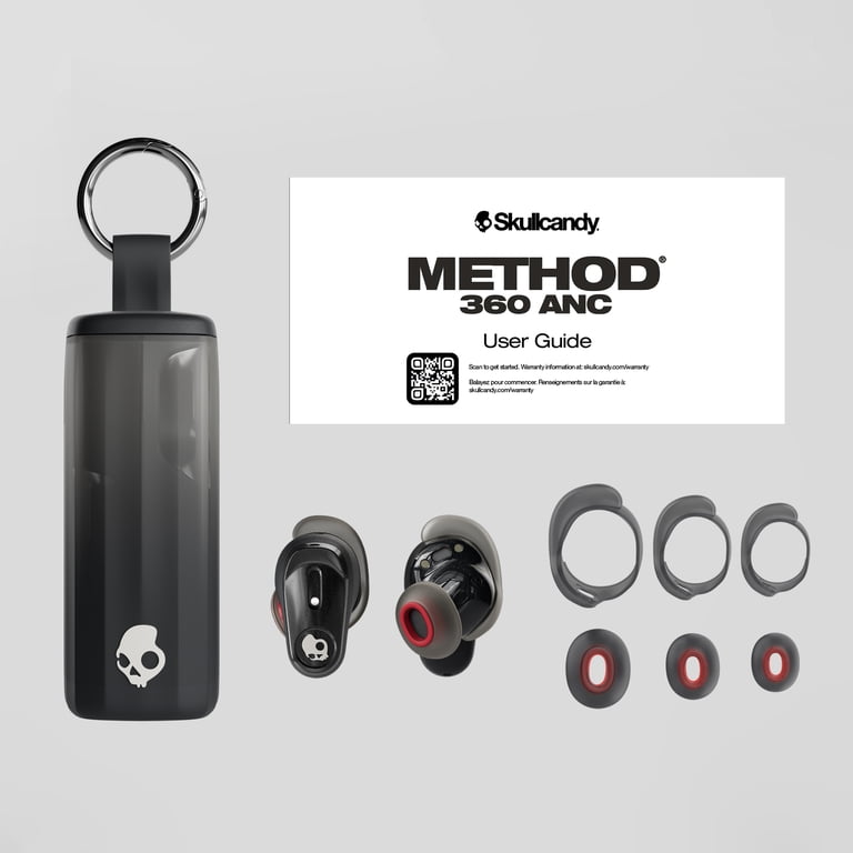 【steel】 METHOD 360 ANC ワイヤレスイヤホン　未開封 Skullcandy Method 360 ANC XT True Wireless in-Ear Earbuds, True