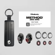 Skullcandy Method 360 ANC XT True Wireless in-Ear Earbuds, True Black