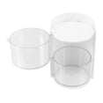 thumbnail image 4 of Organizador giratorio para brochas de maquillaje con cajón, organizador de maquillaje para encimera, almacenamiento para tocador, escritorio y baño, 4 of 8