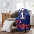 thumbnail image 2 of The Northwest Group  Texas Rangers 50" x 60" Signature Raschel Plush Throw Blanket, 2 of 2