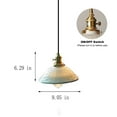 thumbnail image 3 of Kiven Pendant Light Equipped with Dimmable Lighting Wire（14.7ft）, E26 Socket Base Brass Ceramic Pendant Light,1 Pack, 3 of 7