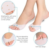 Yosoo Foot Gel Half Toe Sleeves Bunion Cushion Forefoot Pads for Pain Relief for man and women