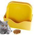 thumbnail image 2 of Clearance!Cuenco de alimentación cuadrado de 4 colores,cuenco de comida para gatos,cuencos sin fatiga para comida húmeda y seca para gatitos y gatos de patas cortas, 2 of 7