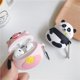 thumbnail image 2 of RV Funda de silicona para Airpods 1 y 2, AirPods 2 Funda protectora 3D Divertida y linda funda protectora de dibujos animados, AirPods 1 Funda de carga Suave TPU Silicona a prueba de golpes (Cerdo) oso de fresa Electrónica, 2 of 5